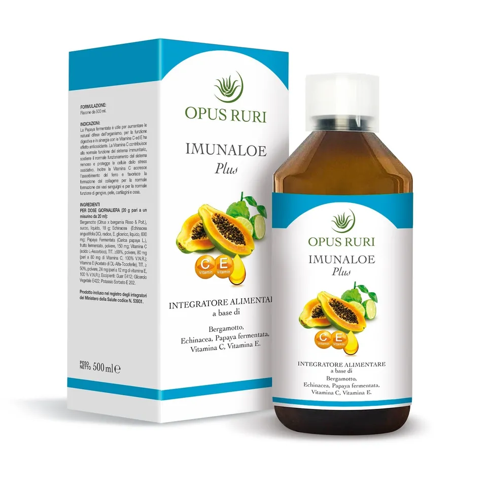 Moltitudo Opus Ruri Imunaloe Plus Sciroppo 500 ml difese