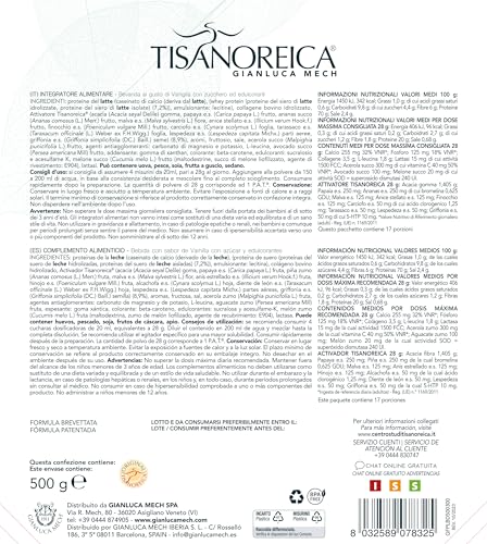 Gianluca Mech Tisanoreica Bevanda Proteica Vaniglia 500g keto
