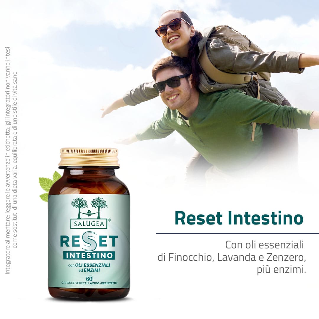Salugea Reset Intestino integratore detox 1 confezione