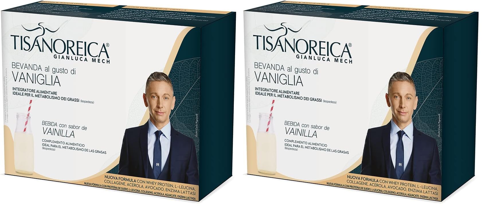 Gianluca Mech Tisanoreica Bevanda Vaniglia 112g 4 bustine keto