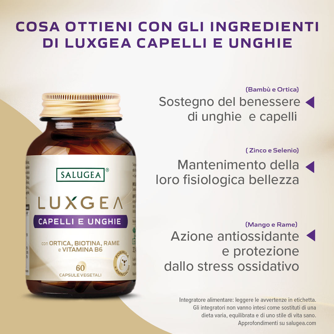 Salugea Percorso Capelli Plus integratore capelli 1 mese anticaduta