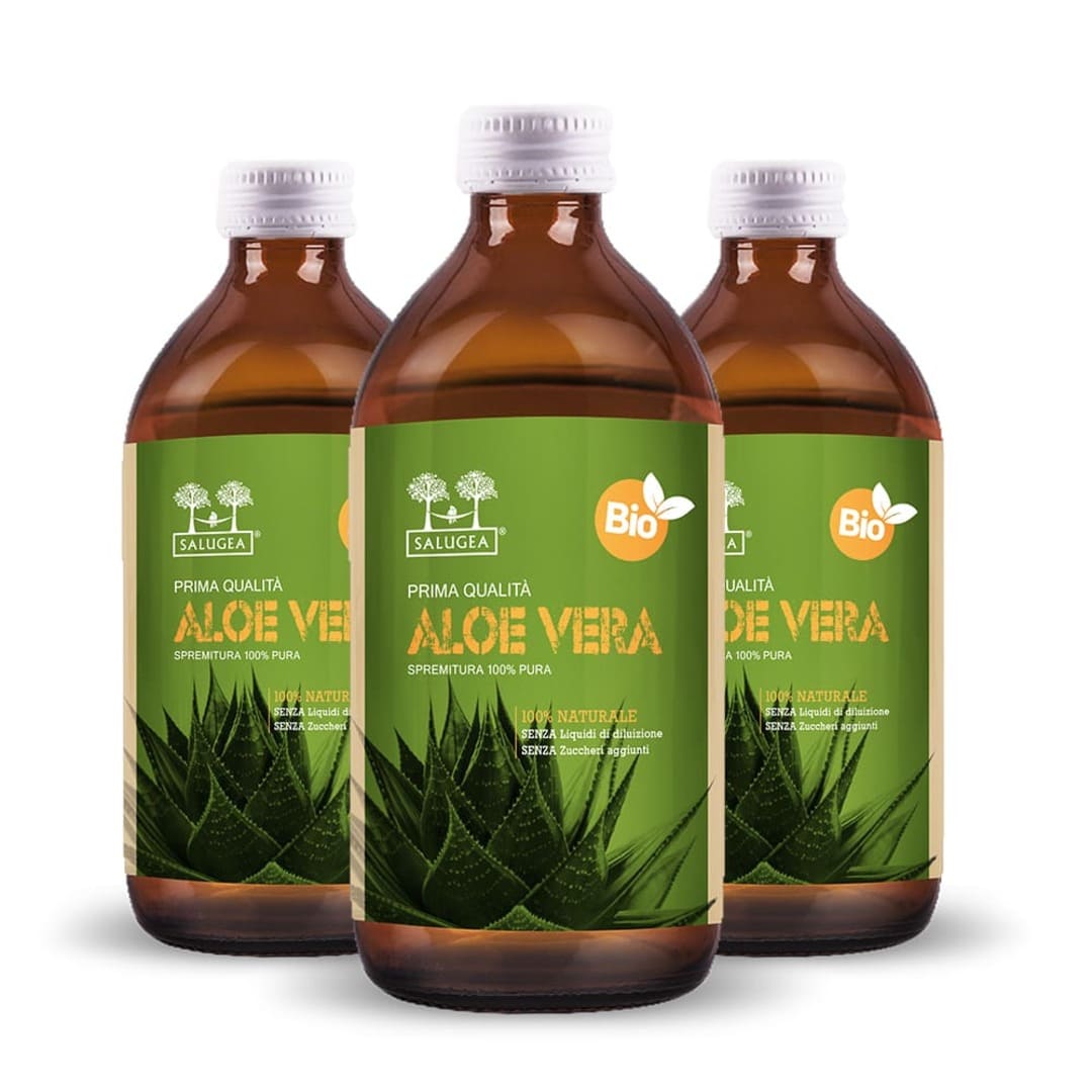 Salugea Succhi Biologici Succo di Aloe Vera Bio 1 flacone depurativo