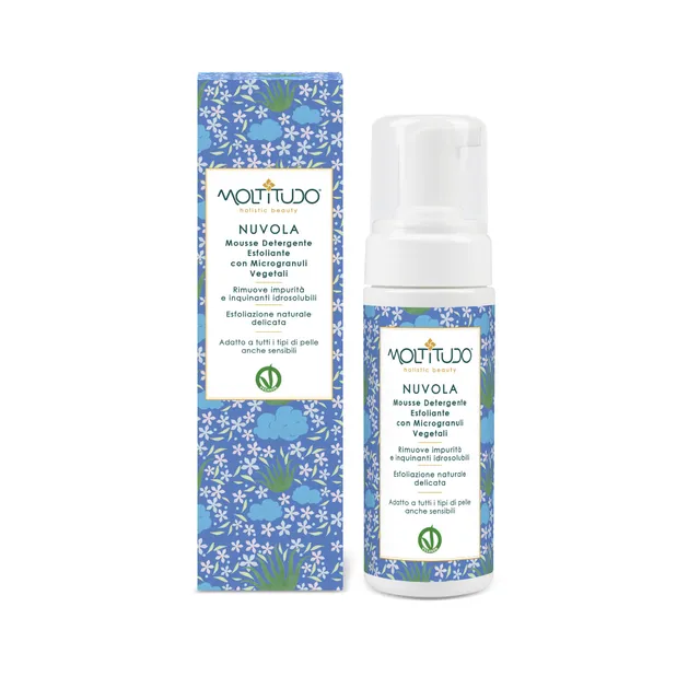 Moltitudo Nuvola mousse detergente viso esfoliante 150 ml
