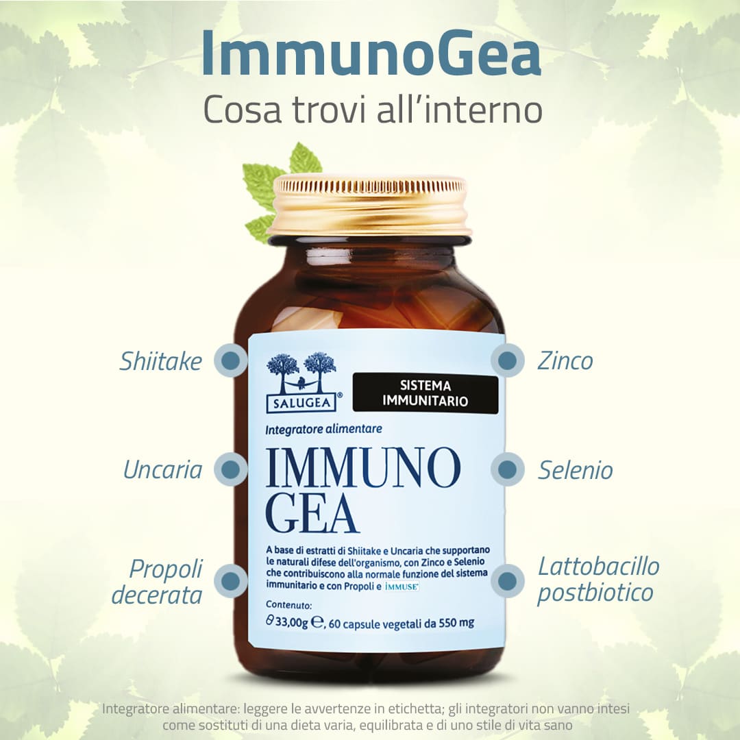 Salugea Difese ImmunoGea integratore adulti 1 confezione zinco