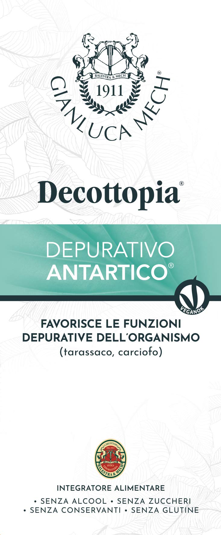 Gianluca Mech Decottopia Depurativo Antartico integratore 250 ml