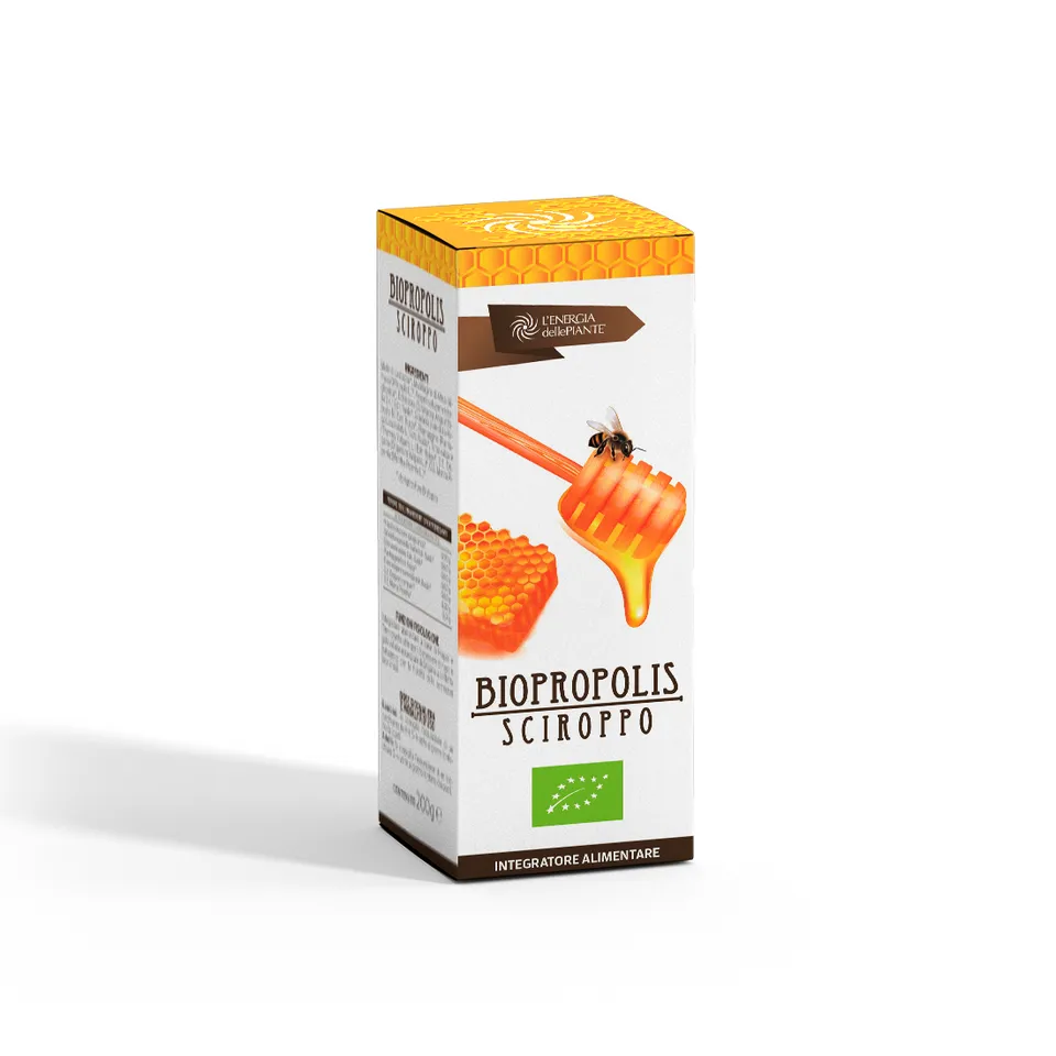 L'energia delle piante Biopropolis sciroppo 200 g propoli e miele