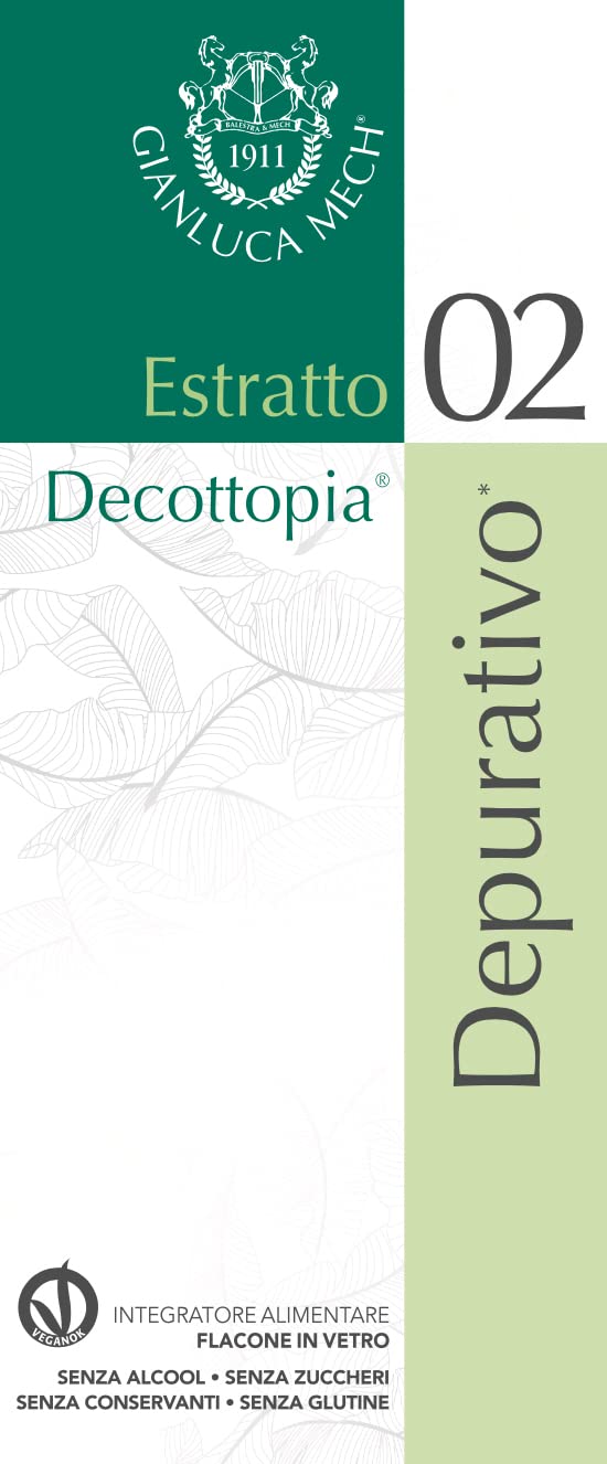 Gianluca Mech Decottopia Estratto 02 integratore detox 500 ml
