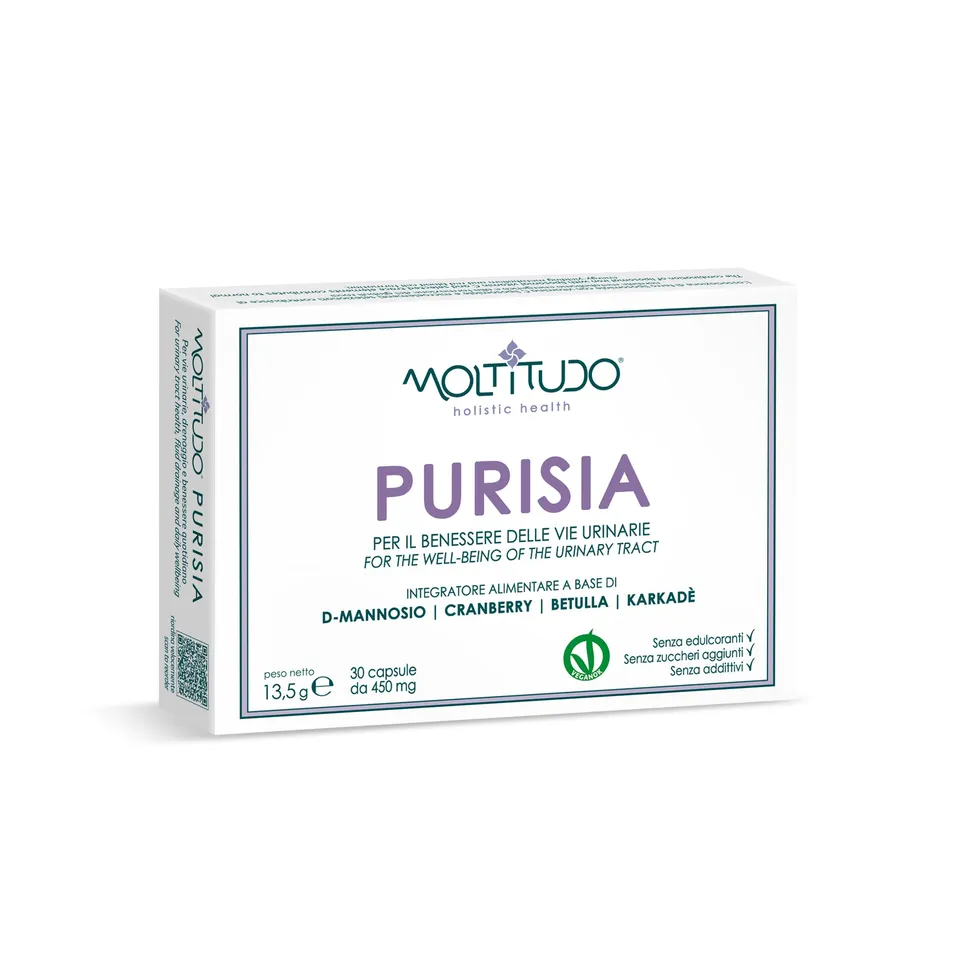 Moltitudo Purisia 30 capsule integratore vie urinarie mannosio