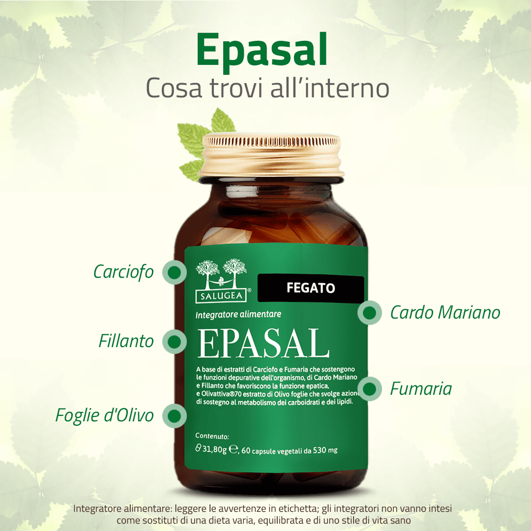 Salugea Fegato Epasal integratore fegato 1 confezione carciofo