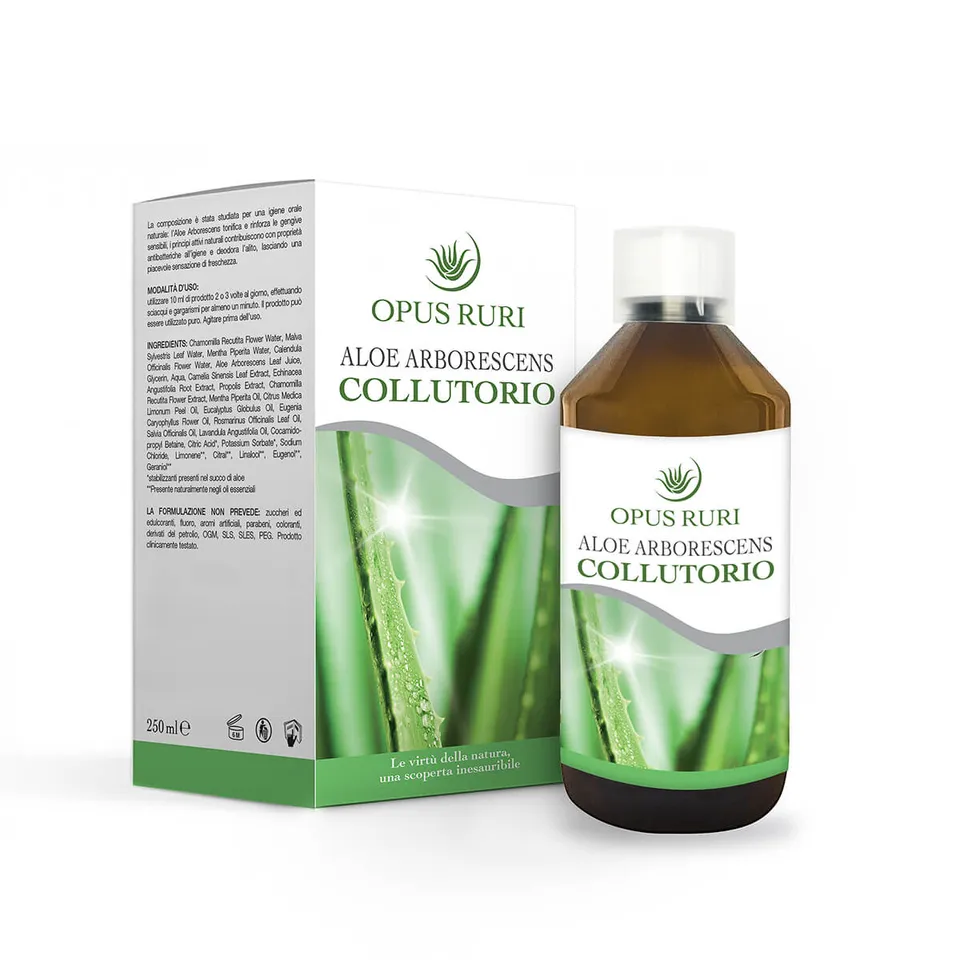Moltitudo Opus Ruri Aloe Arborescens collutorio 250 ml gengive