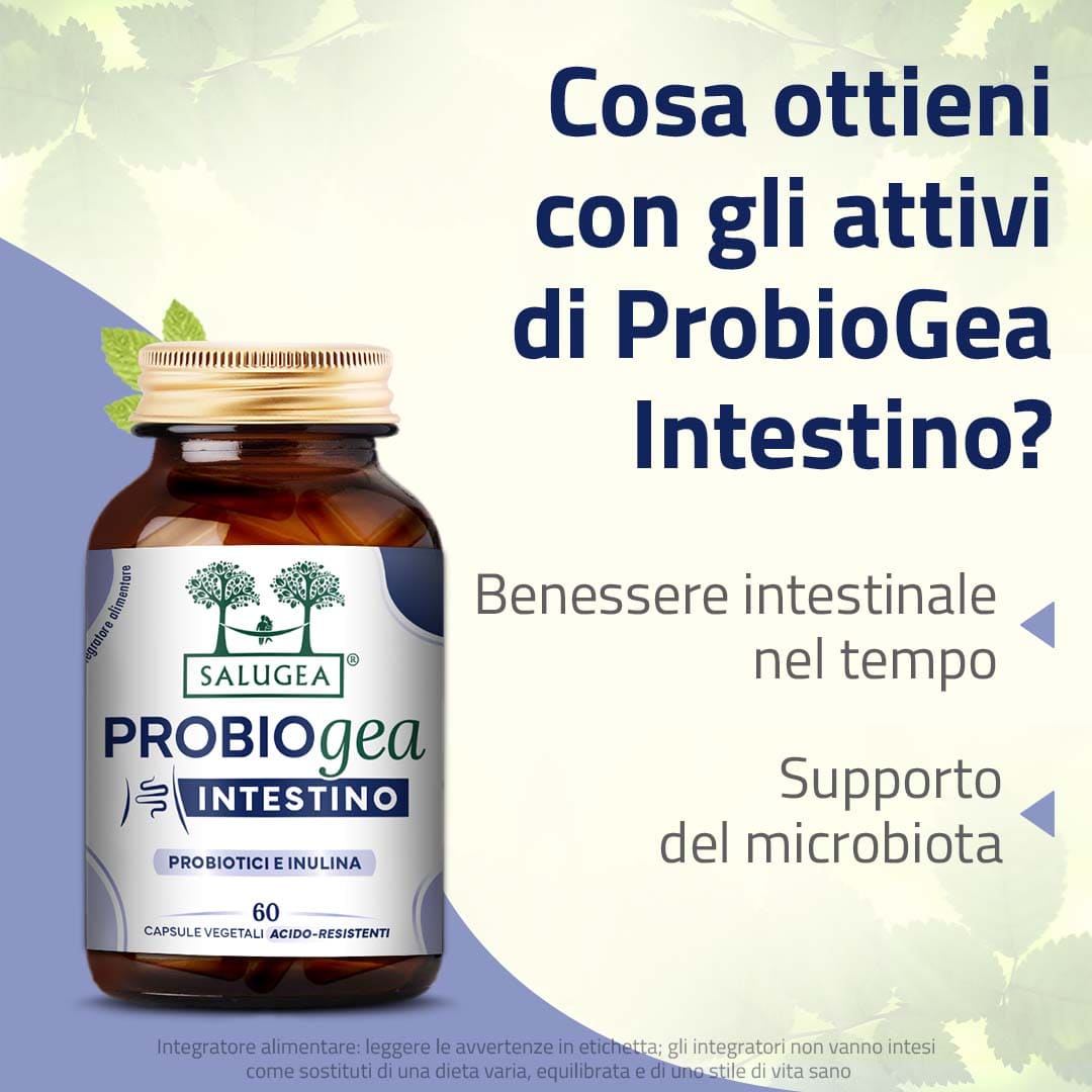 Salugea ProbioGea Intestino Probiotici 1 confezione flora intestinale