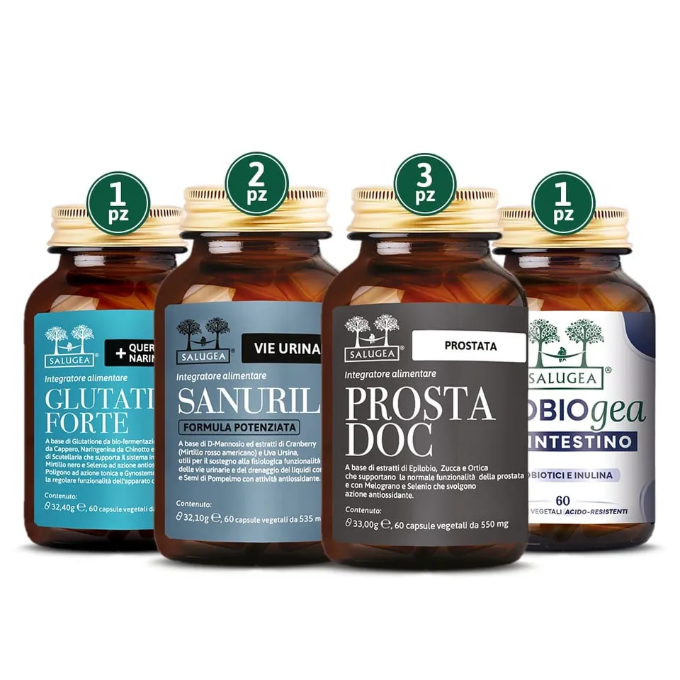 Salugea Percorsi Benessere Prostata Intensivo kit 3 mesi uomo