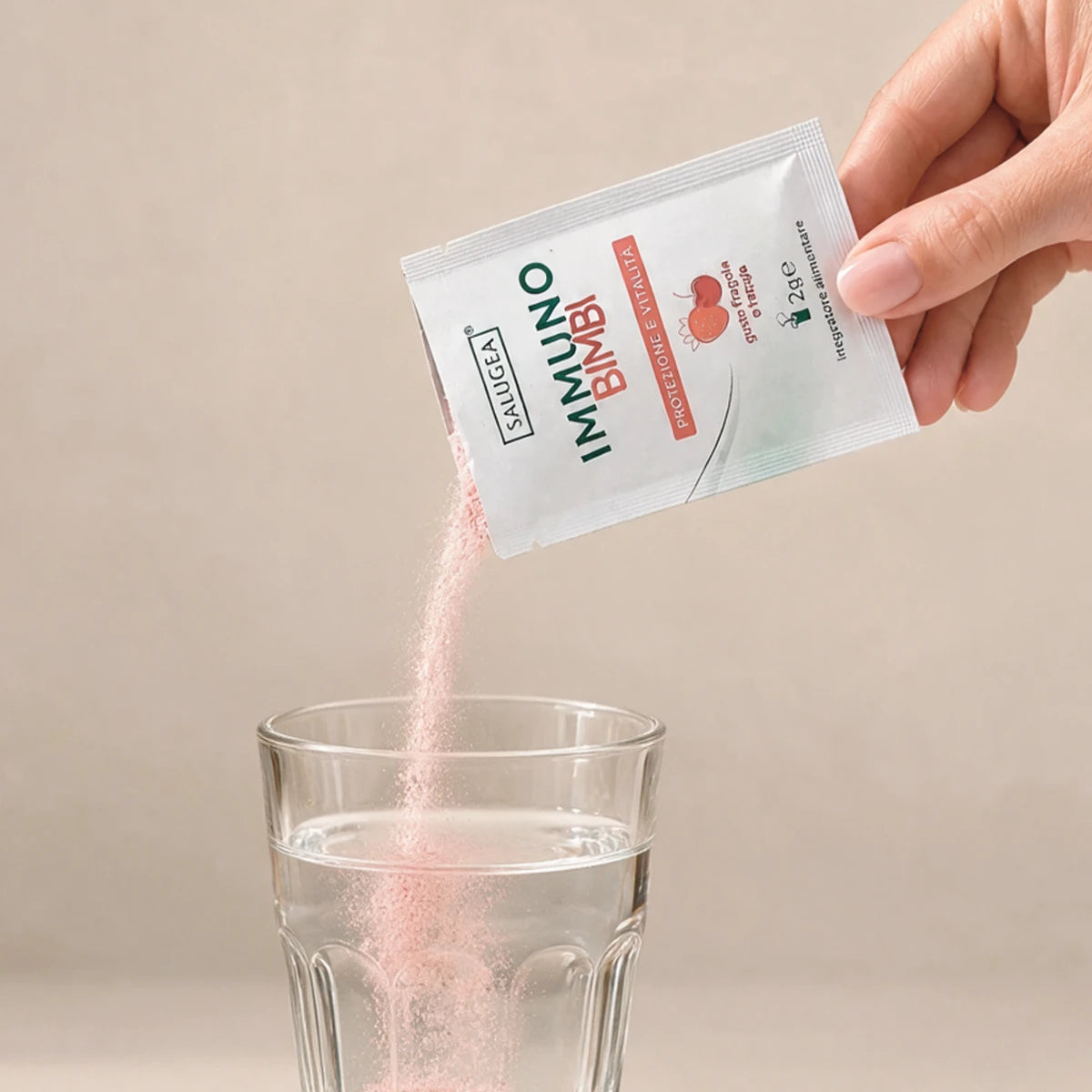 Salugea Immuno Bimbi integratore bambini 30 bustine fragola