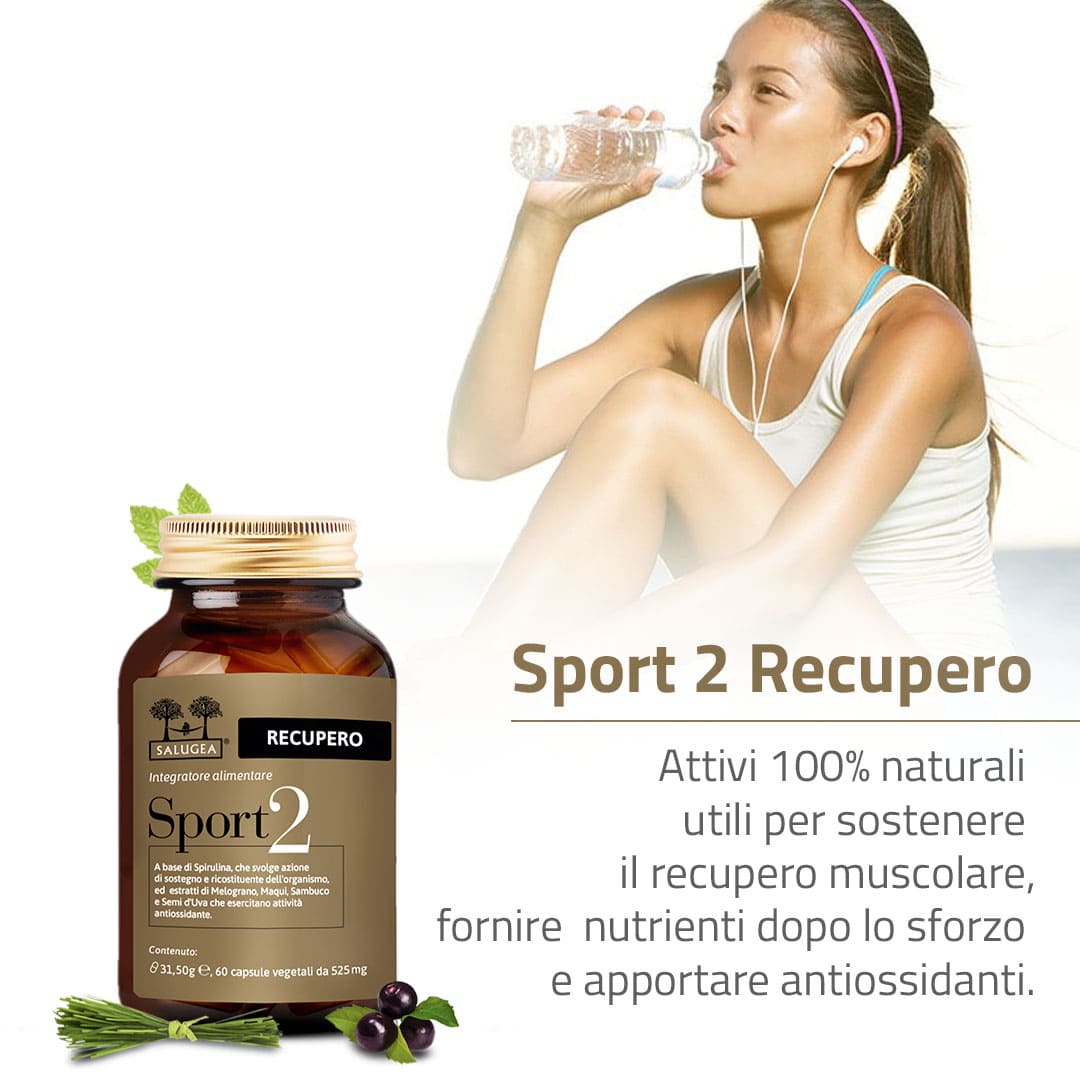 Salugea Sport Endurance+Recupero integratore sport muscoli