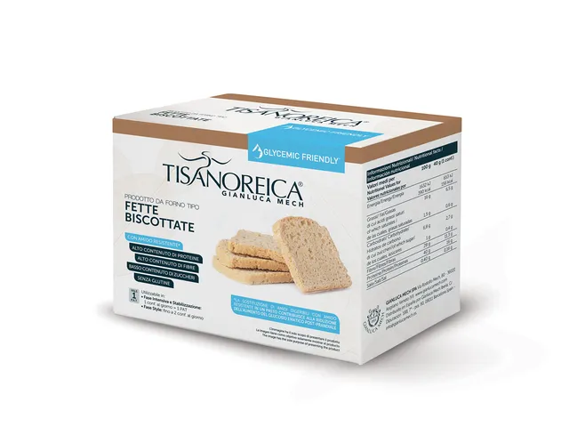 Gianluca Mech Tisanoreica Fette Biscottate 120g 3x40g