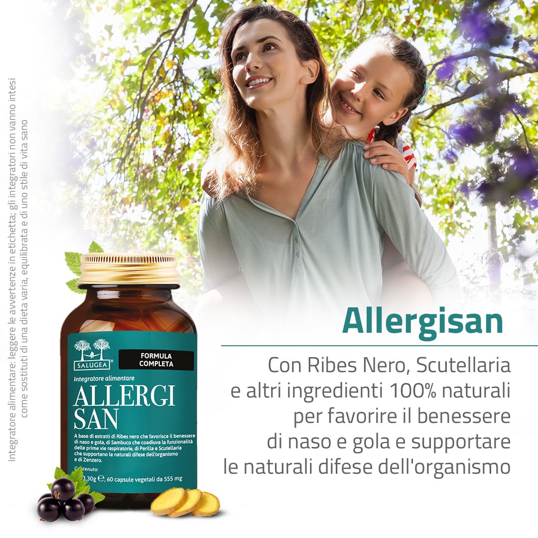 Salugea Allergisan integratore difese 1 confezione naso