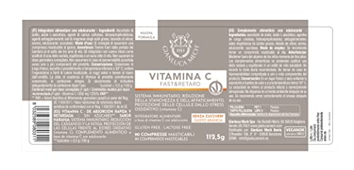 Gianluca Mech Decottopia Vitamina C Fast Retard 90 Compresse