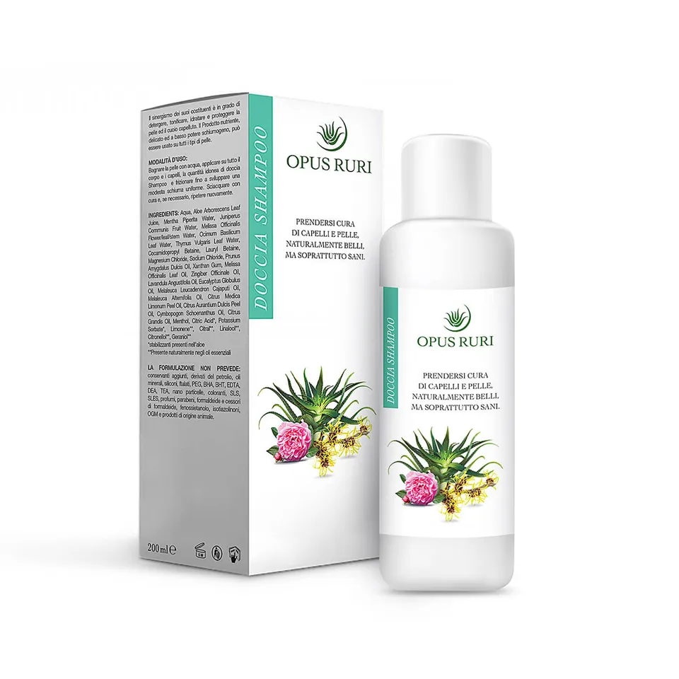 Moltitudo Opus Ruri Shampoo Doccia Aloe 200 ml delicato