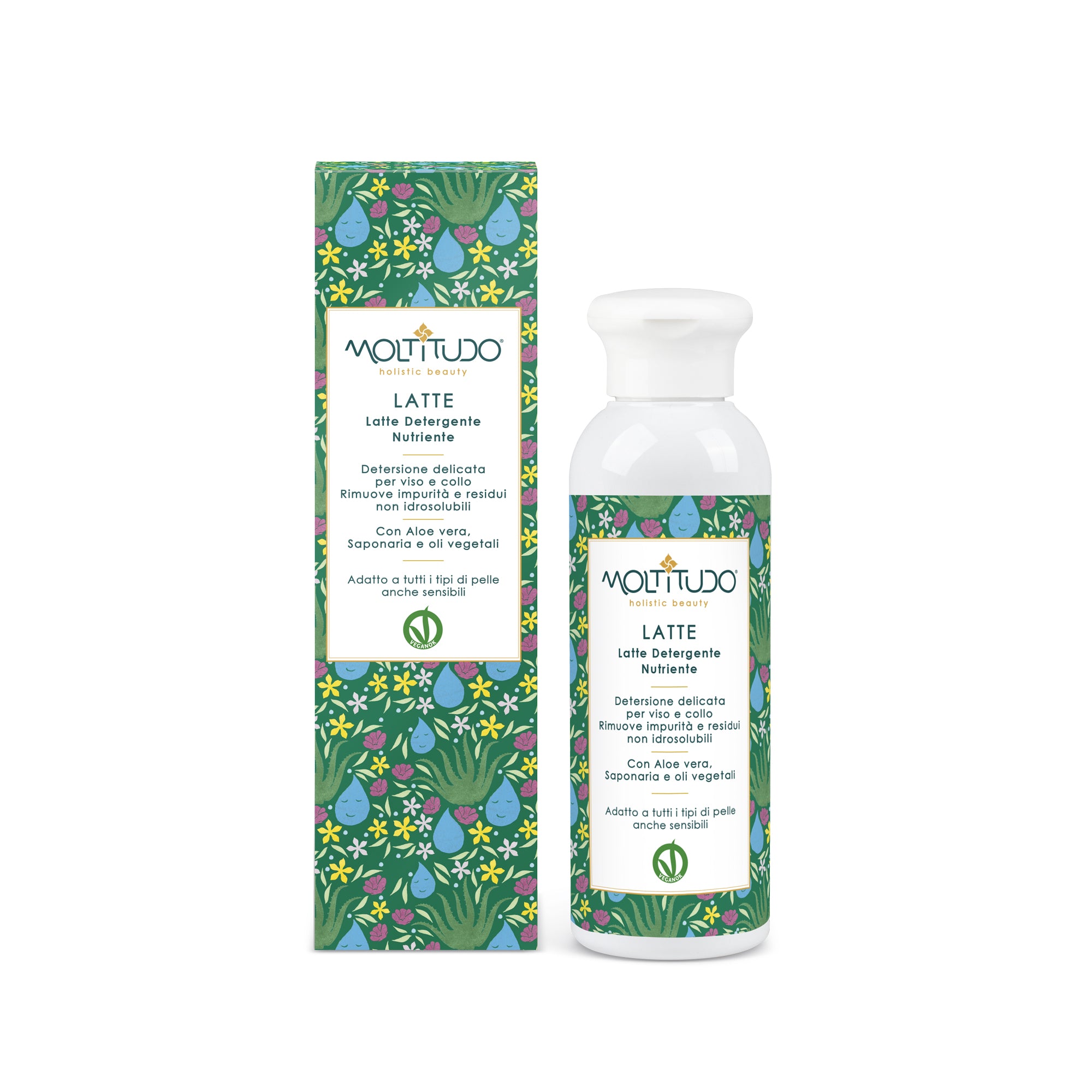 Moltitudo Latte detergente viso 200 ml pelle sensibile