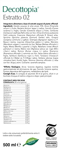 Gianluca Mech Decottopia Estratto 02 integratore detox 500 ml