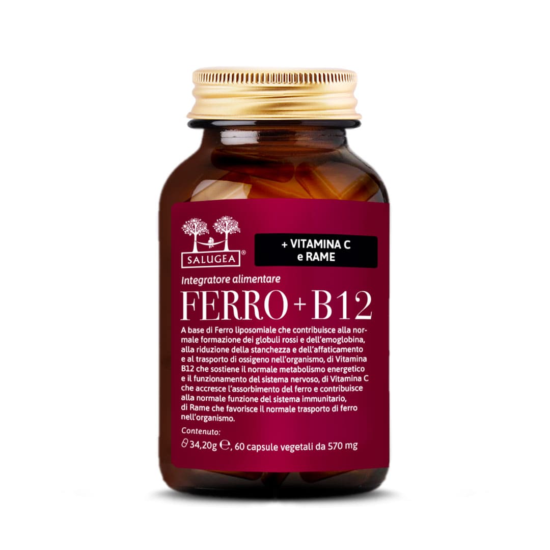 Salugea Ferro + B12 integratore ferro 1 confezione liposomiale