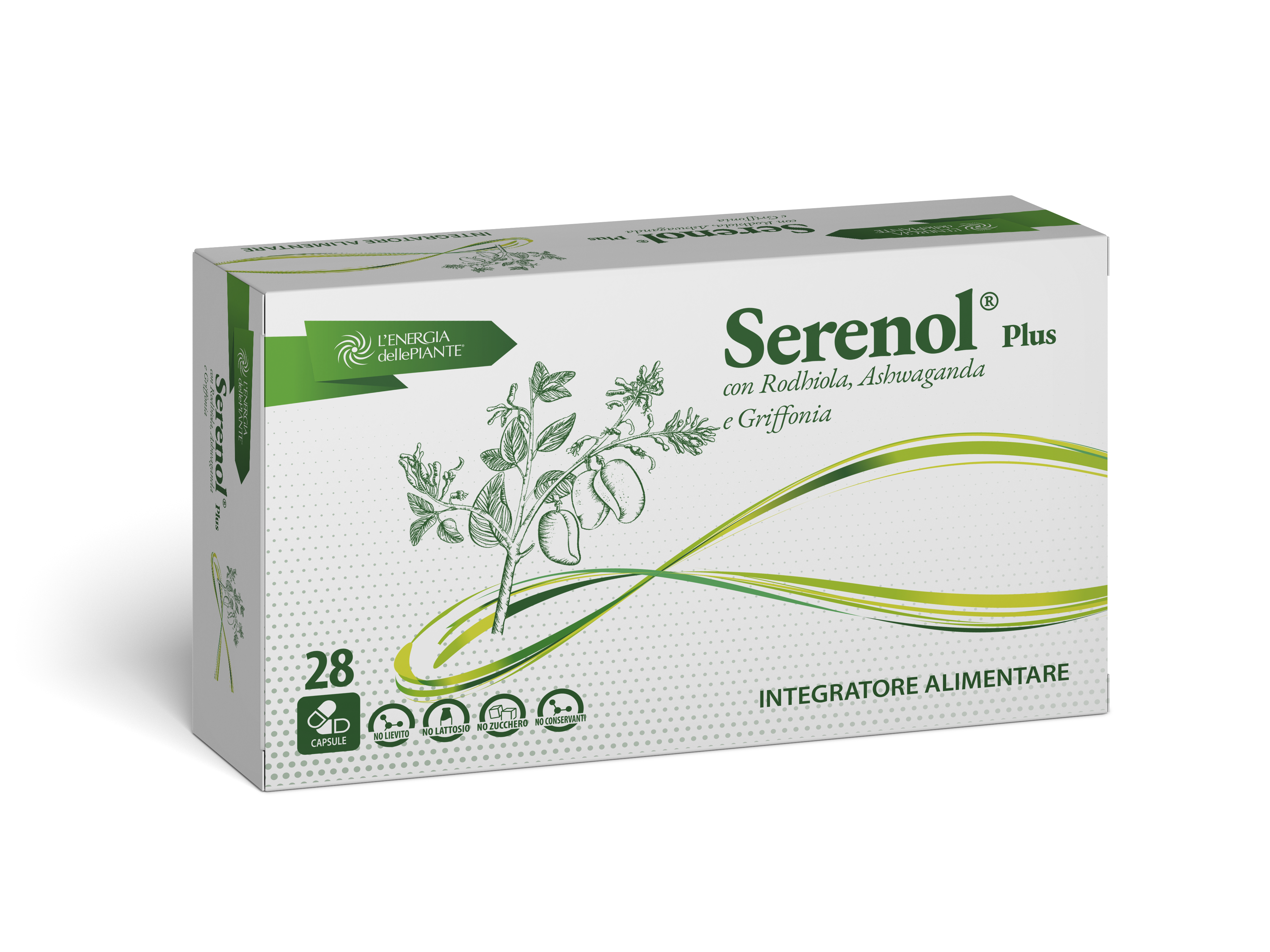 L'energia delle piante Serenol Plus integratore 28 capsule griffonia