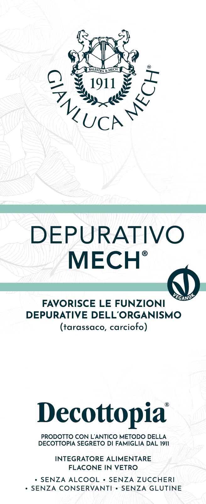 Gianluca Mech Decottopia Depurativo integratore detox 500 ml