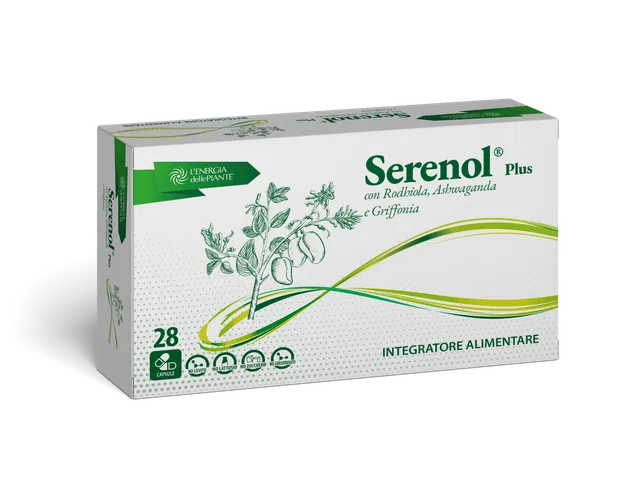 L'energia delle piante Serenol Plus integratore 28 capsule griffonia