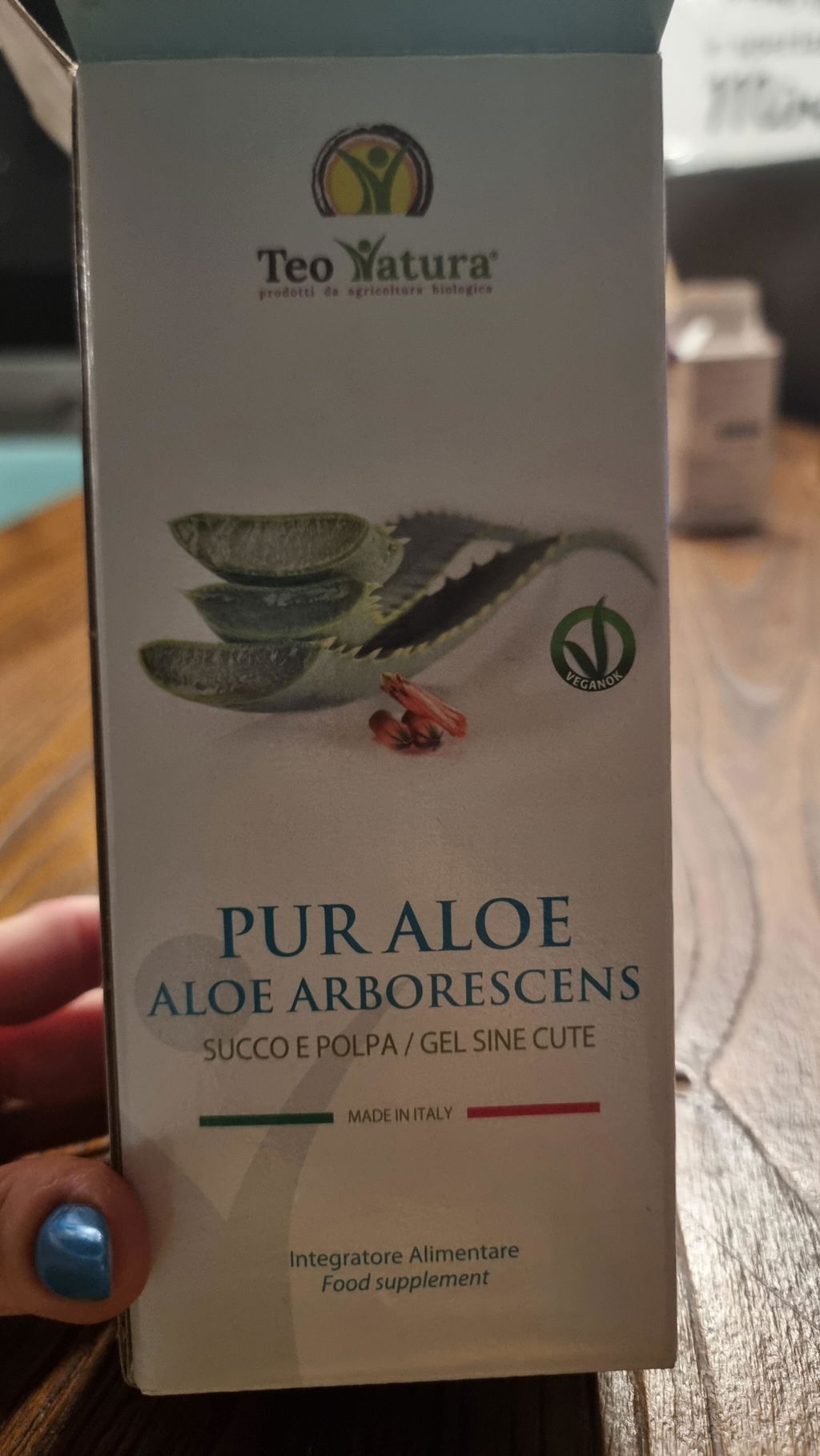 Teo Natura Aloe Arborescens Pur Aloe Succo 500 ml Puro
