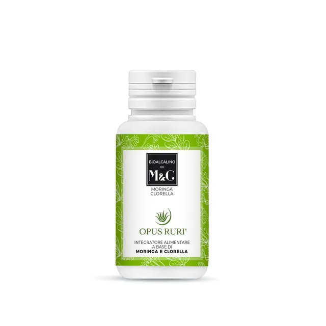 Moltitudo Opus Ruri Bioalcalino Moringa Clorella 90 Capsule