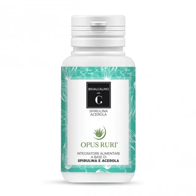 Moltitudo Opus Ruri Bioalcalino C Spirulina 150 Capsule