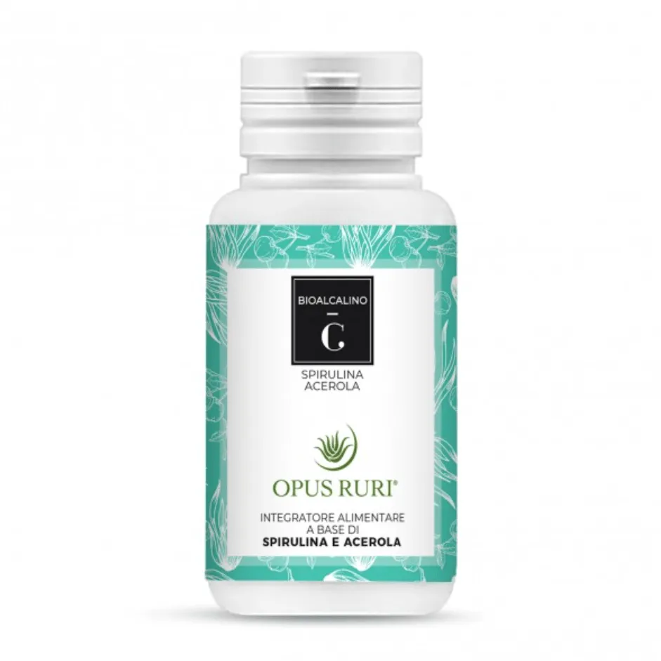 Moltitudo Opus Ruri Bioalcalino C Spirulina 150 Capsule