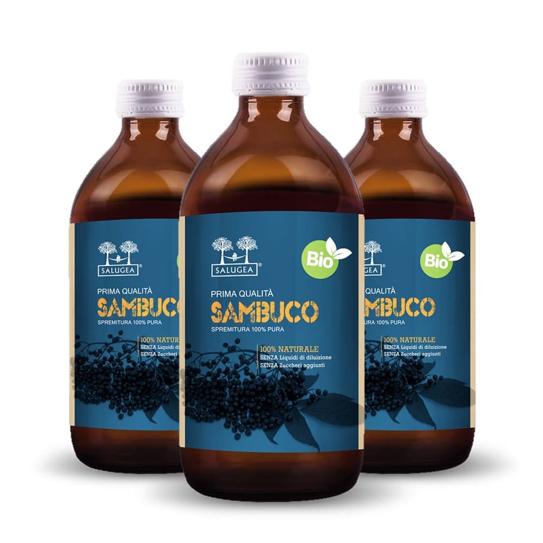 Salugea Succhi Biologici Sambuco Bio succo 1 flacone difese