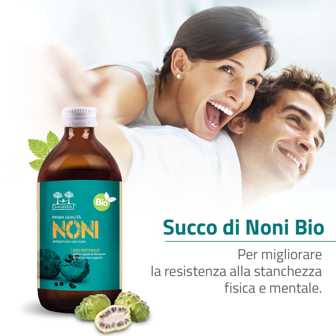 Salugea Succhi Biologici Succo di Noni Bio 1 flacone antiossidante