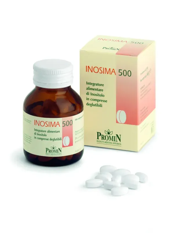 Promin Inosima 500 integratore inositolo 100 compresse lento rilascio
