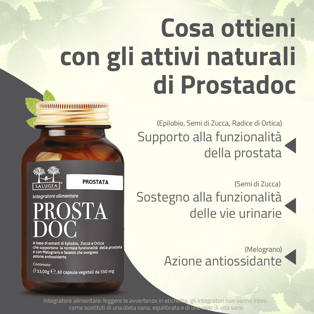 Salugea Prostata Prostadoc integratore 1 confezione vie urinarie