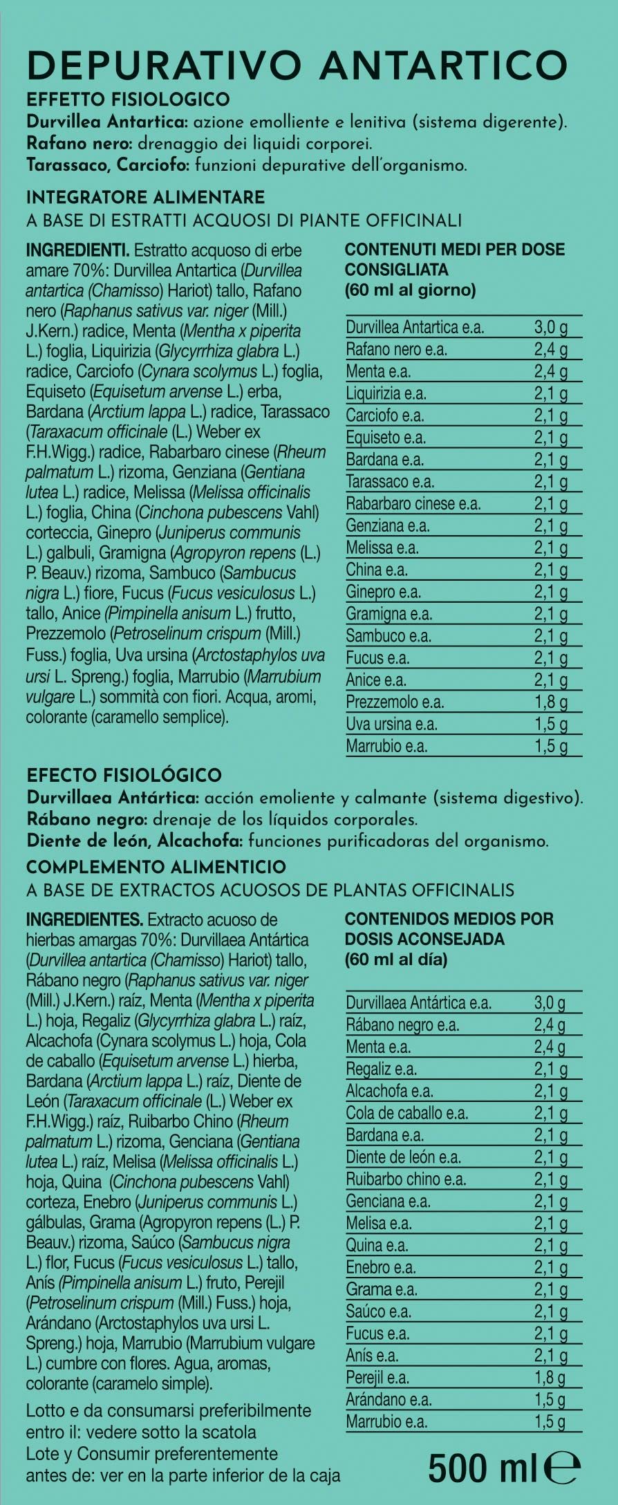 Gianluca Mech Decottopia depurativo 500 ml detox