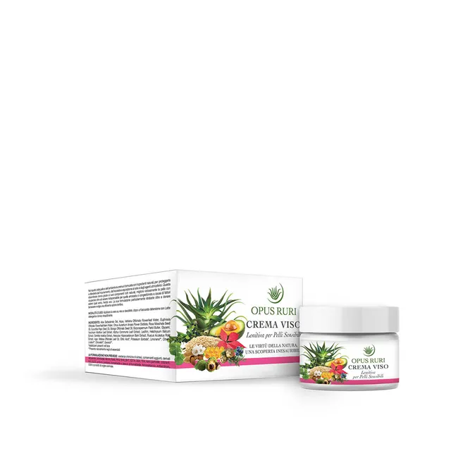 Moltitudo Opus Ruri Crema Viso Lenitiva 50 ml Pelli Sensibili