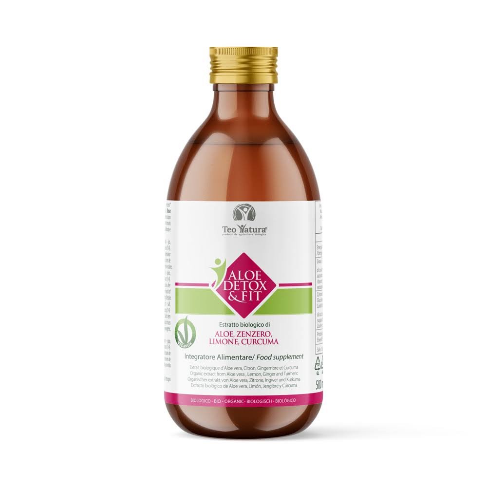 Teo Natura Detox & Fit succo bio 500 ml zenzero limone