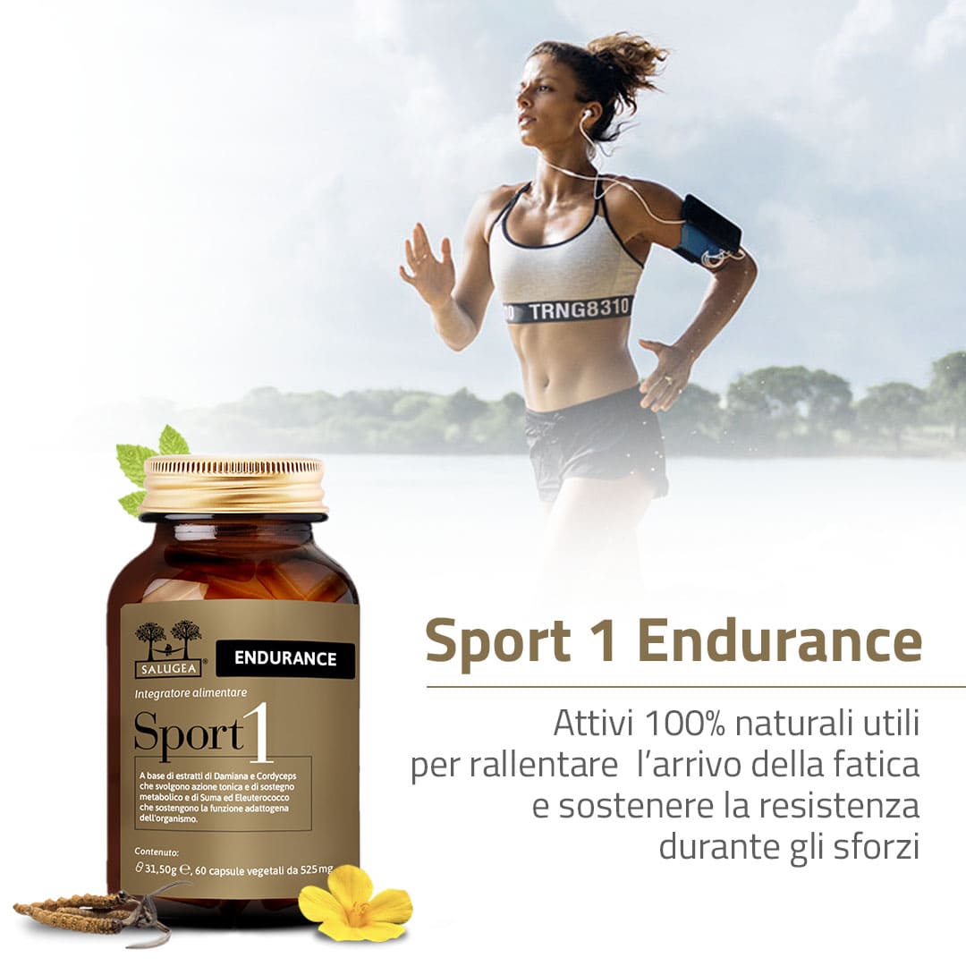 Salugea Sport Endurance+Recupero integratore sport muscoli