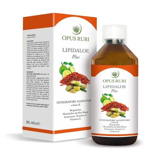 Moltitudo Lipidaloe Plus Sciroppo Colesterolo 500 ml