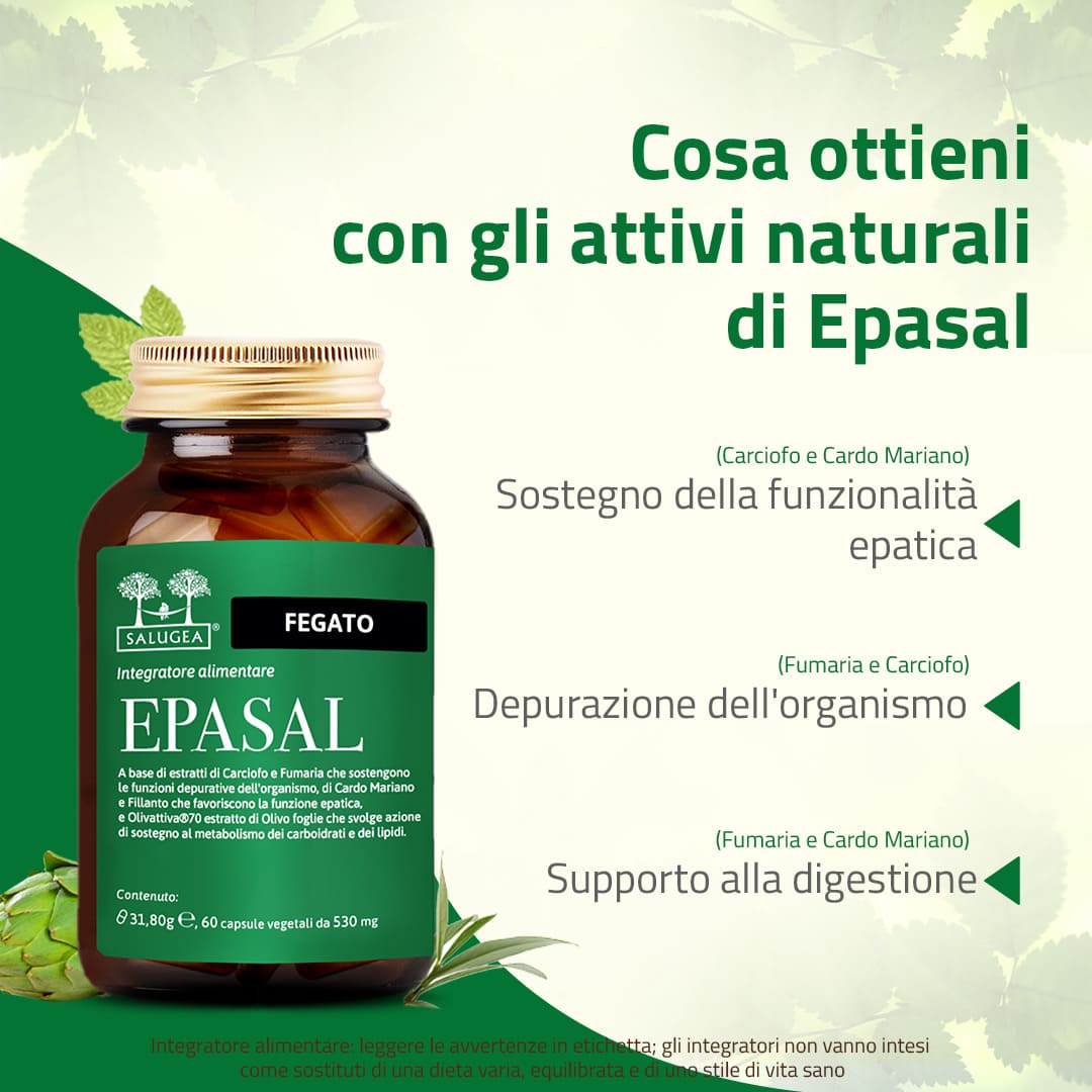 Salugea Fegato Epasal integratore fegato 1 confezione carciofo