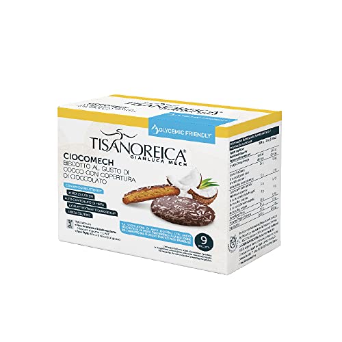 Gianluca Mech Tisanoreica Ciocomech Biscotti Cocco 117g senza glutine