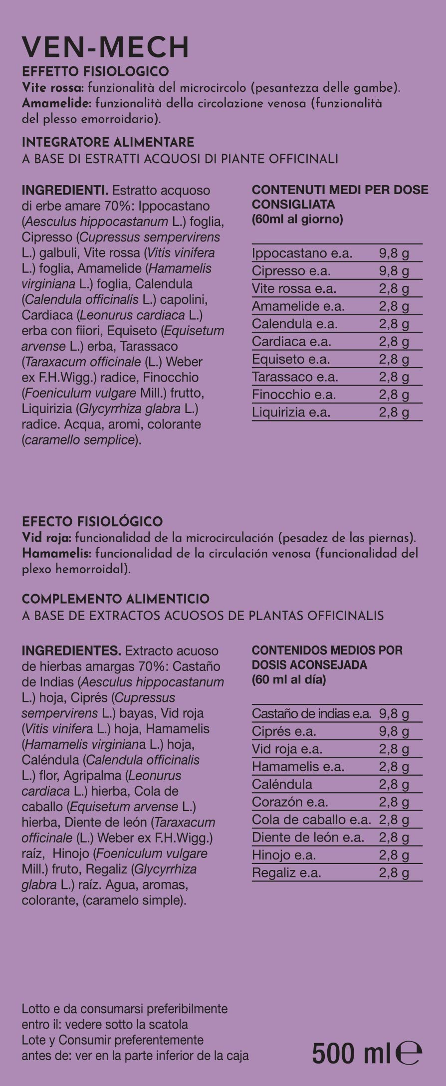 Gianluca Mech Decottopia Ven-Mech 500ml gambe microcircolo