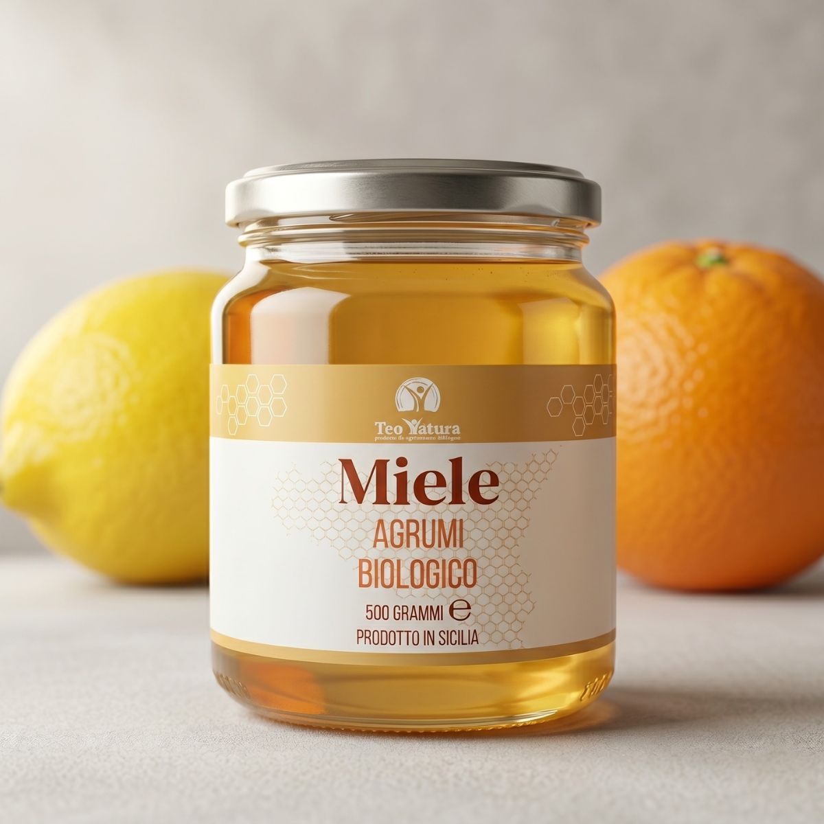 Teo Natura Miele Biologico agrumi siciliano 50 g