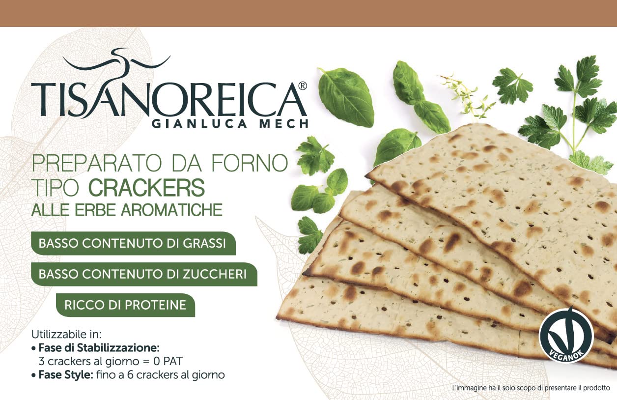 Gianluca Mech Tisanoreica Crackers Erbe Aromatiche preparato 100 g