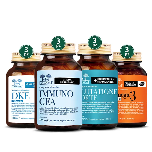 Salugea Percorsi Benessere Difese Immunitarie Intensivo kit 3 mesi