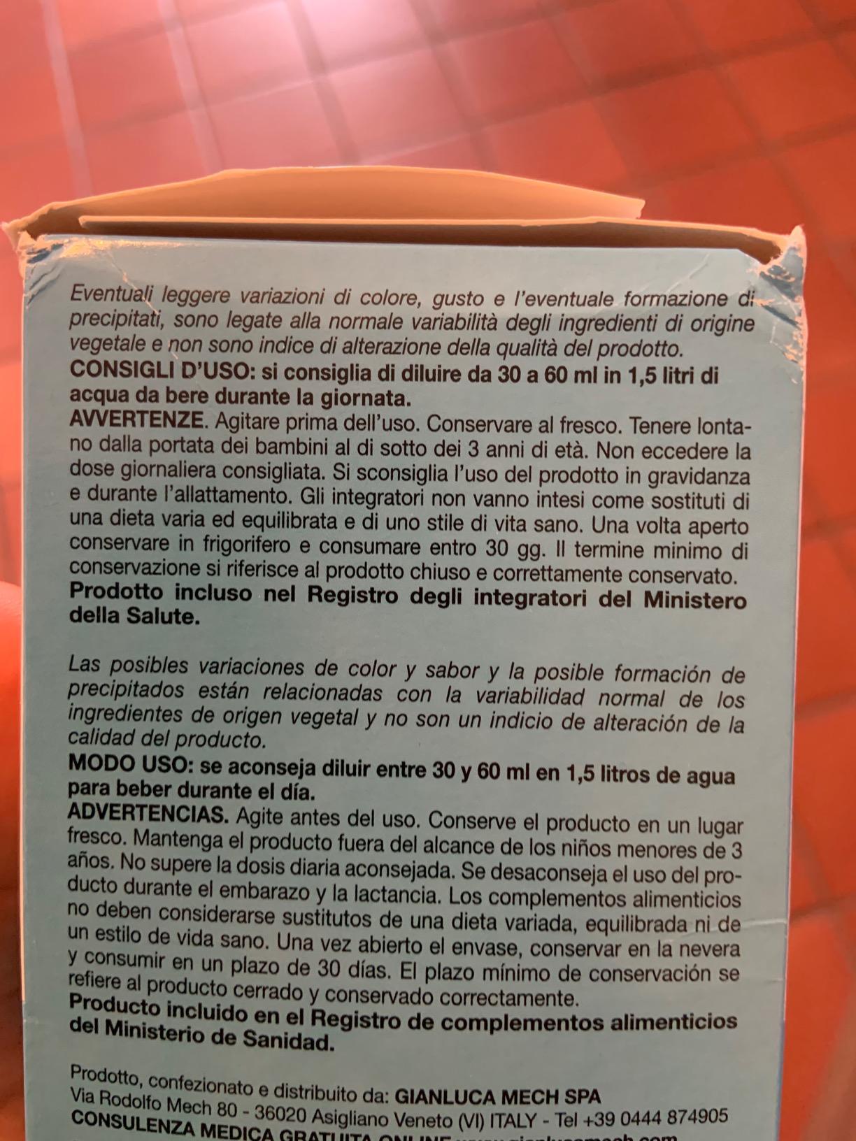 Gianluca Mech Decottopia Diur-Mech integratore drenante 500 ml