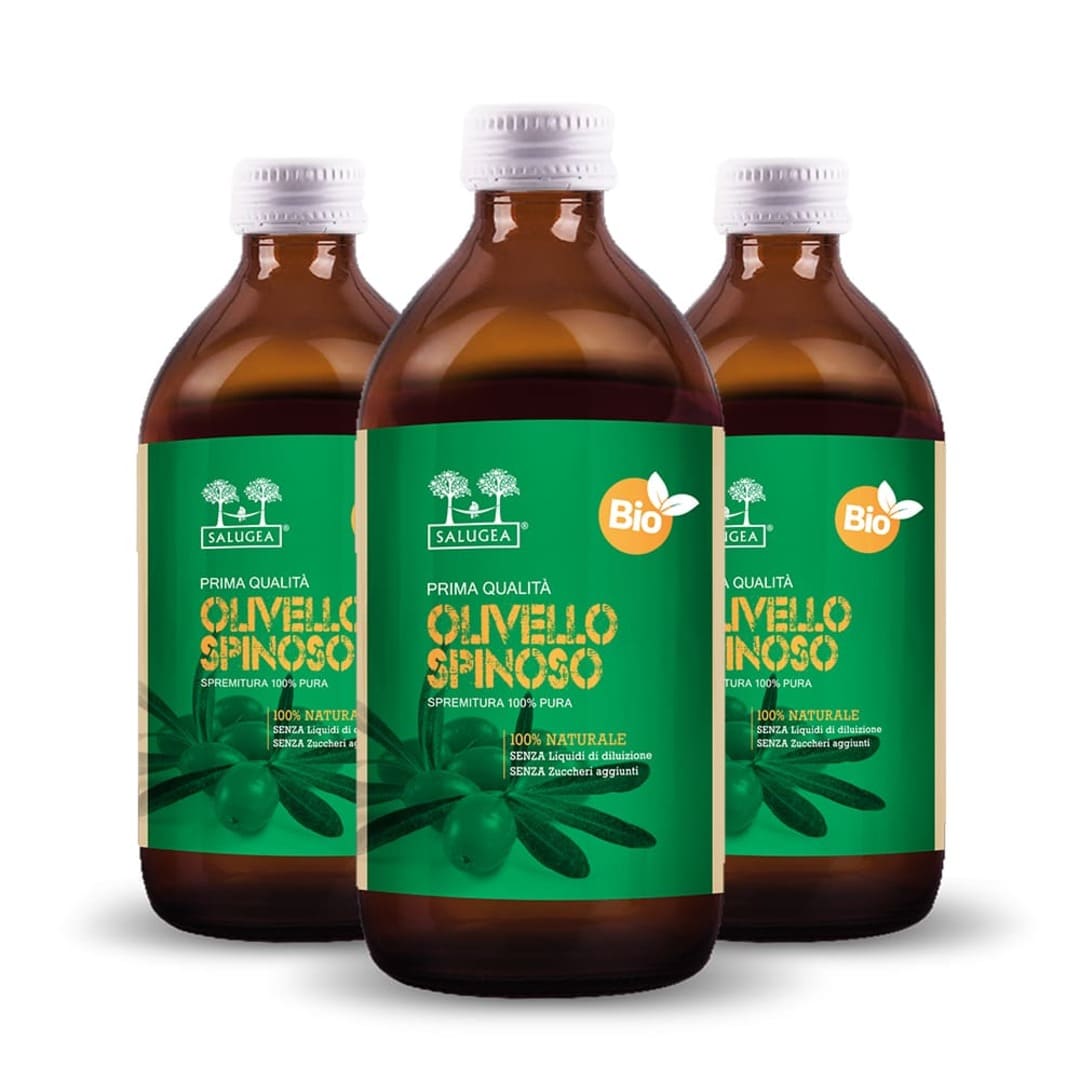 Salugea Succhi Biologici Olivello Spinoso Bio succo 1 flacone energia