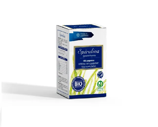L'energia delle piante Antiossidanti Spirulina Bio 180 compresse